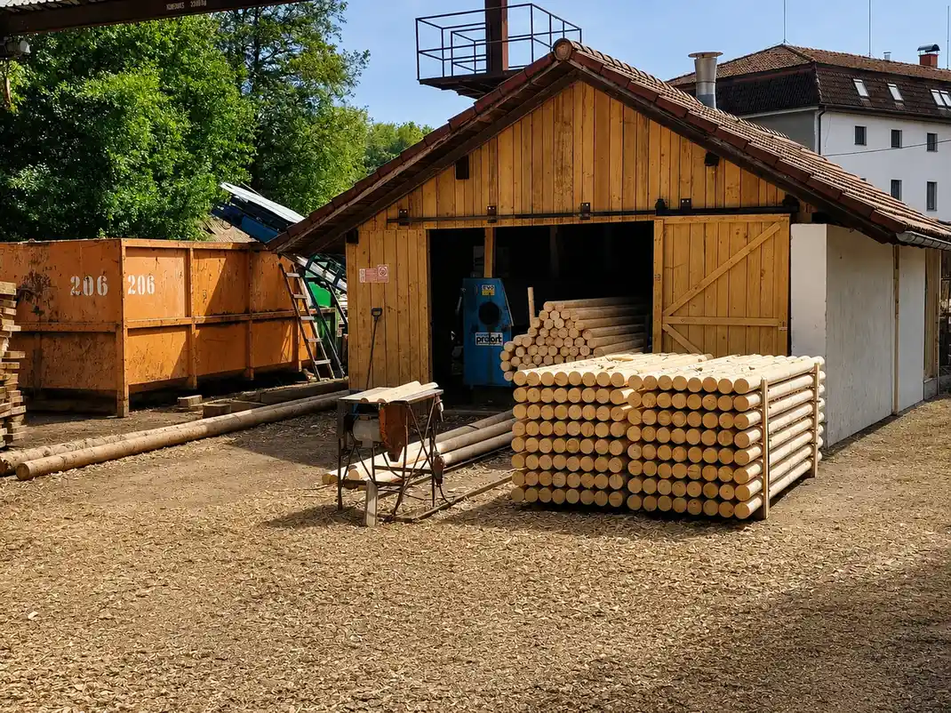 Výroba frézovaných palisád a kůlů RUFALES