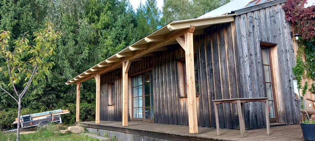 Pavlač nad terasou – Chleny