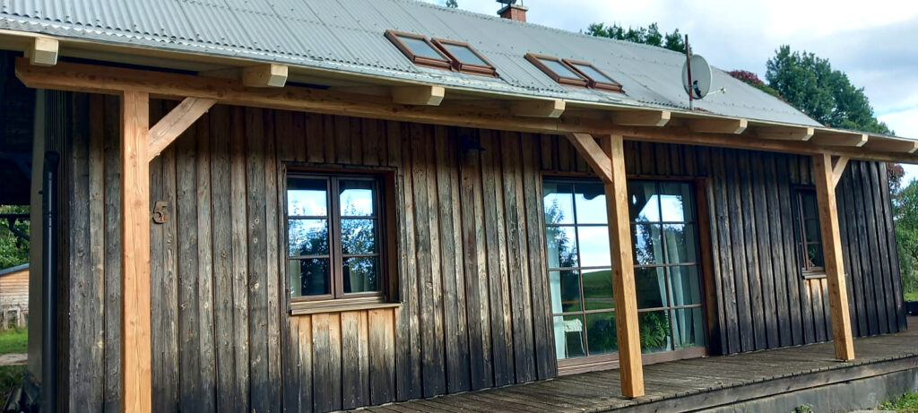 Pavlač nad terasou – Chleny